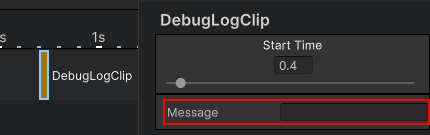 New Action Clip Inspector View